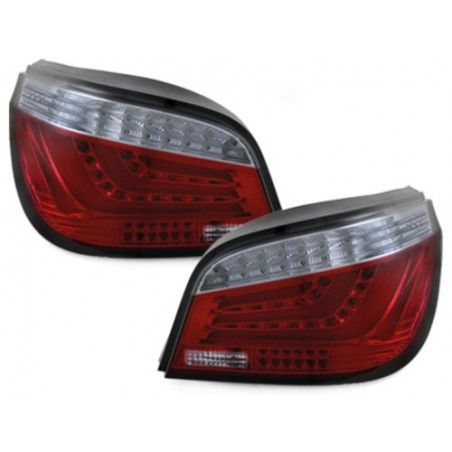 LED-Lightbar Taillights suitable for BMW E60 5er 07-09 Red/Smoke, Nouveaux produits kitt