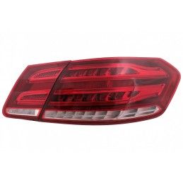 LED BAR Taillights suitable for Mercedes E-Class W212 Facelift (2013-2016) Dynamic Sequential Turning Light Red Clear, Nouveaux 