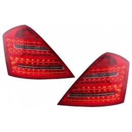 LED Taillights suitable for Mercedes S-Class W221 (2005-2009) Red White, Nouveaux produits kitt
