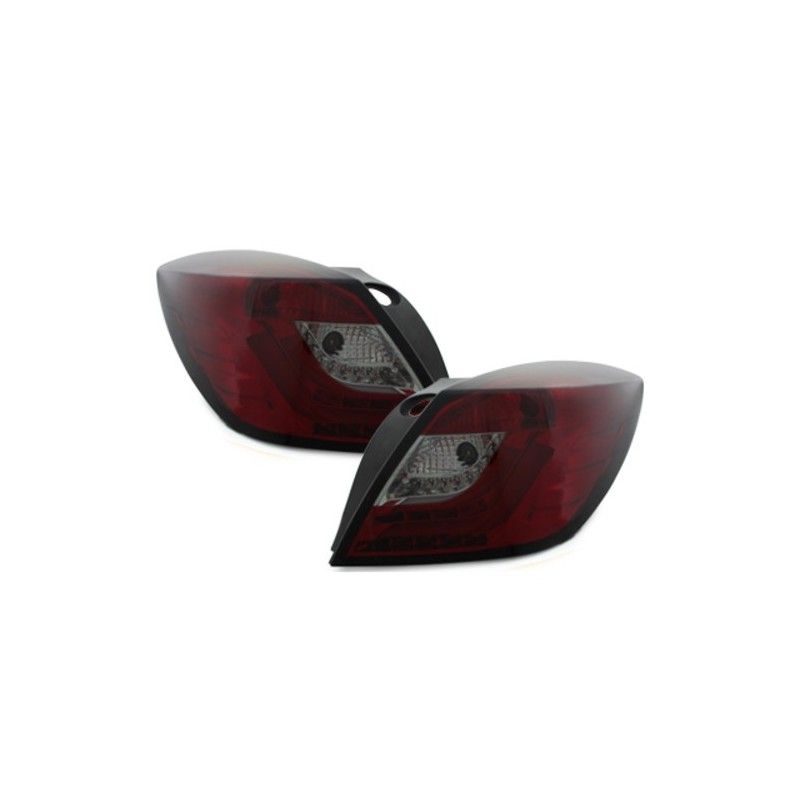 carDNA LED Taillights suitable for OPEL Astra H GTC LIGHTBAR Red/Smoke, Nouveaux produits kitt