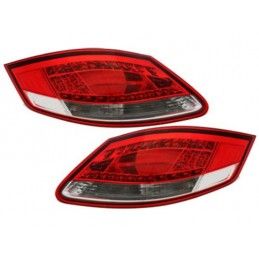LED Taillights suitable for PORSCHE Boxster 987 05-08 Cayman 06-09 red / crystal, Nouveaux produits kitt