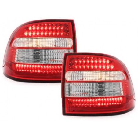 LED Taillights suitable for PORSCHE Cayenne 9PA (2003-2006) Red/Crystal, Nouveaux produits kitt