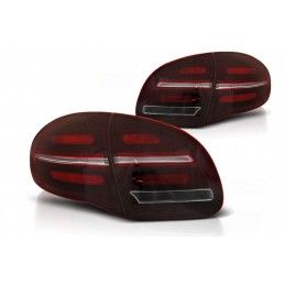 FULL LED Taillights suitable for Porsche Cayenne 958 E2 92A Prefacelift (2010-2014) Red White with Dynamic Turning Lights, Nouve
