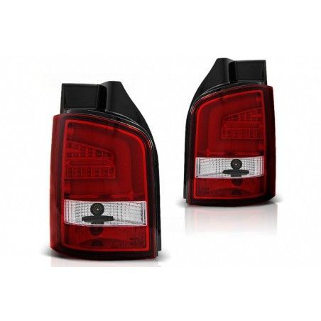 LED Taillights suitable for VW Transporter V T5.1 (04.2010-2015) Red White, Nouveaux produits kitt
