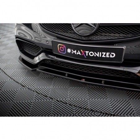 Maxton Front Splitter Mercedes-Benz E63 AMG Sedan W212 Facelift Gloss Black, Nouveaux produits maxton-design