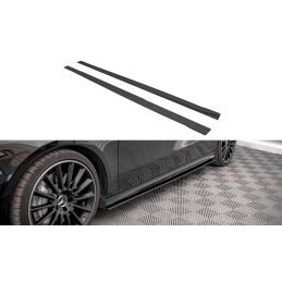Maxton Street Pro Side Skirts Diffusers Mercedes A35 AMG / AMG-Line Aero Pack W177 Black-Red, Nouveaux produits maxton-design