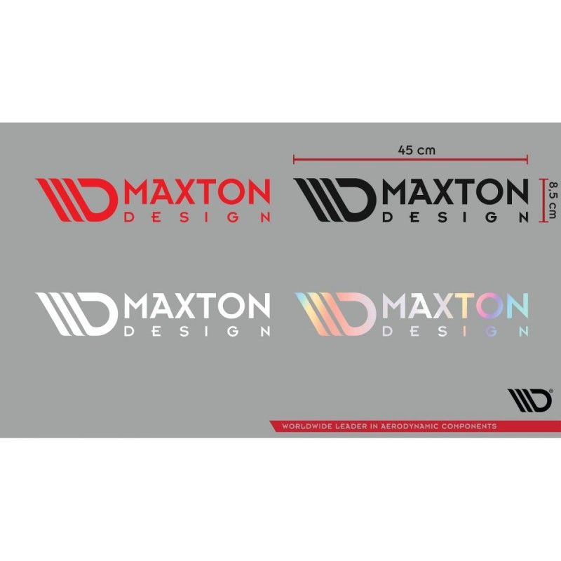 Maxton Maxton Sticker White 06 Large Logo Sticker 45x8,5 cm white 06 WHT, Nouveaux produits maxton-design
