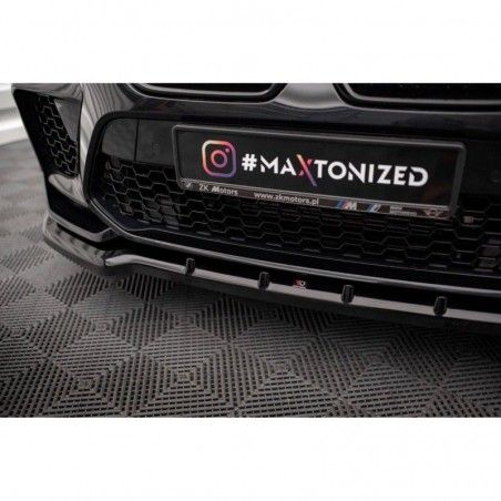 Maxton Front Splitter V.1 BMW X6 M F96 Gloss Black, Nouveaux produits maxton-design