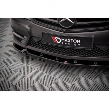 Maxton Front Splitter V.1 Mercedes-Benz C Coupe AMG-Line C204 Gloss Black, Nouveaux produits maxton-design