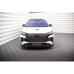 Maxton Front Splitter V.2 Audi Q4 e-tron Sportback Mk1 Gloss Black, Nouveaux produits maxton-design