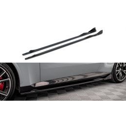 Maxton Side Skirts Diffusers V.2 + Flaps BMW 2 Coupe M-Pack / M240i G42 Gloss Black, Nouveaux produits maxton-design
