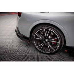 Maxton Street Pro Rear Side Splitters + Flaps BMW 2 Coupe M240i G42 Black + Gloss Flaps, Nouveaux produits maxton-design