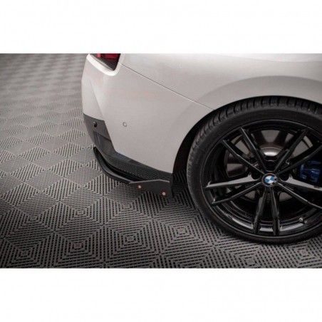 Maxton Rear Side Splitters V.2 + Flaps BMW 2 Coupe M-Pack G42 Gloss Black, Nouveaux produits maxton-design