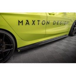 Maxton Side Skirts Diffusers V.4 for BMW 1 F40 M-Pack/ M135i Gloss Black, Nouveaux produits maxton-design