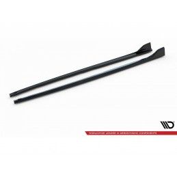 Maxton Side Skirts Diffusers V.5 for BMW 1 F40 M-Pack/ M135i Gloss Black, Nouveaux produits maxton-design