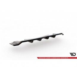 Maxton Central Rear Splitter (with vertical bars) V.2 Volvo V90 Mk2 Gloss Black, Nouveaux produits maxton-design