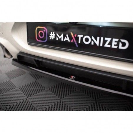 Maxton Central Rear Splitter for Mini Cooper Clubman John Cooper Works F54 Facelift Gloss Black, Nouveaux produits maxton-design