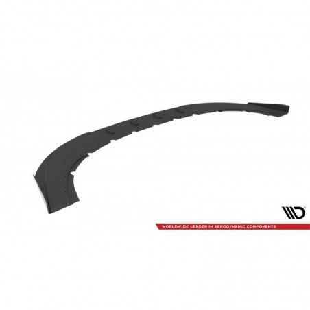 Maxton Street Pro Front Splitter + Flaps Audi RS6 Avant C6 Black-Red + Gloss Flaps, Nouveaux produits maxton-design