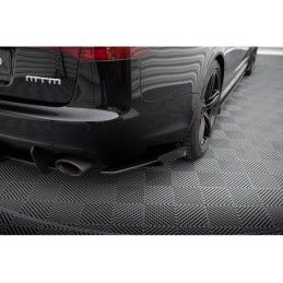Maxton Street Pro Rear Side Splitters + Flaps Audi RS6 Avant C6 Black + Gloss Flaps, Nouveaux produits maxton-design