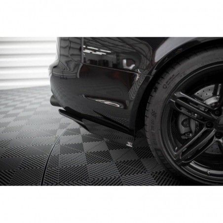 Maxton Street Pro Rear Side Splitters + Flaps Audi RS6 Avant C6 Black + Gloss Flaps, Nouveaux produits maxton-design