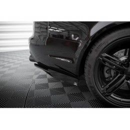 Maxton Street Pro Rear Side Splitters + Flaps Audi RS6 Avant C6 Black-Red + Gloss Flaps, Nouveaux produits maxton-design