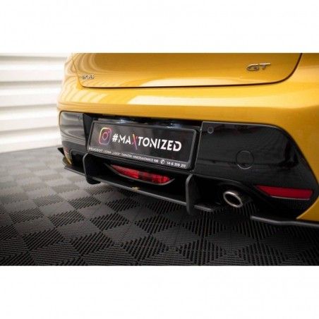 Maxton Street Pro Rear Side Splitters + Flaps Peugeot 208 GT Mk2 Black + Gloss Flaps, Nouveaux produits maxton-design