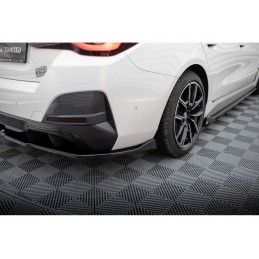 Maxton Central Rear Splitter (with vertical bars) V.2 BMW i4 M-Pack G26 Carbon Look, Nouveaux produits maxton-design