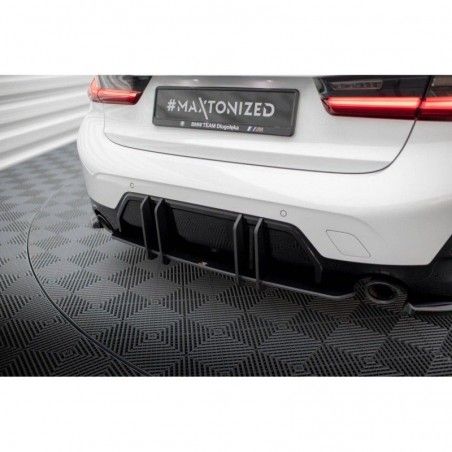 Maxton Street Pro Rear Diffuser BMW 3 M-Pack G20 / G21 Facelift Black, Nouveaux produits maxton-design