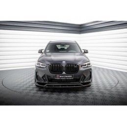 Maxton Front Splitter BMW X3 M-Pack G01 Facelift Gloss Black, MAXTON DESIGN