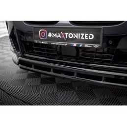 Maxton Front Splitter BMW X3 M-Pack G01 Facelift Gloss Black, MAXTON DESIGN