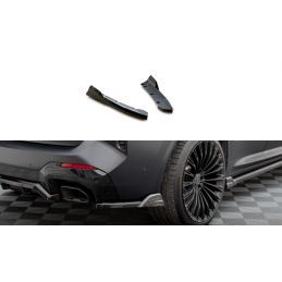 Maxton Rear Side Splitters BMW X3 M-Pack G01 Facelift Gloss Black, MAXTON DESIGN