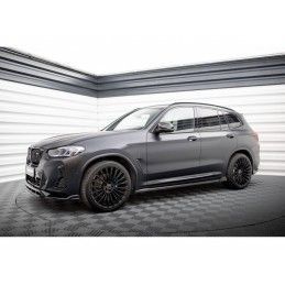 Maxton Side Skirts Diffusers BMW X3 M-Pack G01 Facelift Gloss Black, MAXTON DESIGN