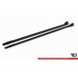 Maxton Side Skirts Diffusers BMW X3 M-Pack G01 Facelift Gloss Black, MAXTON DESIGN