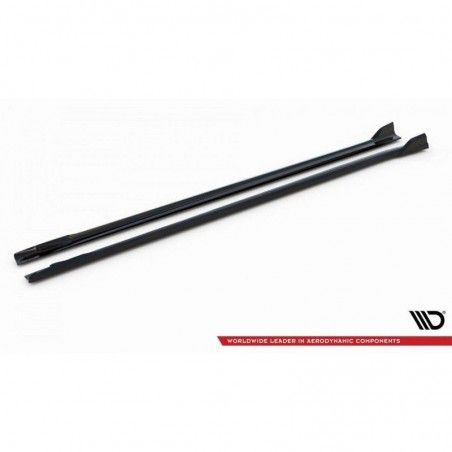 Maxton Side Skirts Diffusers BMW X3 M-Pack G01 Facelift Gloss Black, MAXTON DESIGN