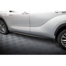 Maxton Side Skirts Diffusers Toyota Highlander Mk4 Gloss Black, MAXTON DESIGN