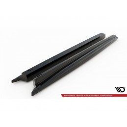 Maxton Side Skirts Diffusers Toyota Highlander Mk4 Gloss Black, MAXTON DESIGN