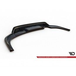 Maxton Central Rear Splitter (with vertical bars) Volkswagen Taigo R-Line Mk1 Gloss Black, MAXTON DESIGN