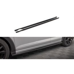 Maxton Side Skirts Diffusers Volkswagen Taigo R-Line Mk1 Gloss Black, MAXTON DESIGN