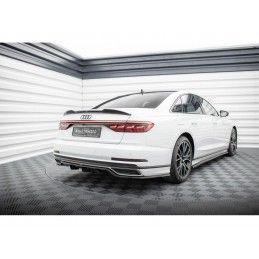 Maxton Central Rear Splitter (with vertical bars) Audi A8 S-Line D5, MAXTON DESIGN