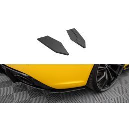Maxton Street Pro Rear Side Splitters Audi RS4 B8 Black, MAXTON DESIGN