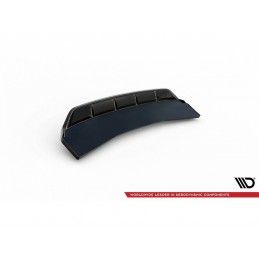 Maxton Central Rear Splitter (with vertical bars) Audi A4 Competition B9, MAXTON DESIGN