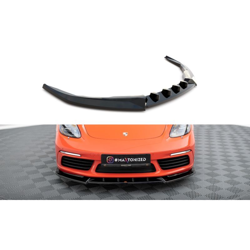 Maxton Front Splitter V.1 Porsche 718 Cayman 982c, MAXTON DESIGN