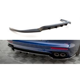 Maxton Central Rear Splitter (with vertical bars) Porsche Panamera E-Hybrid 971 Facelift, MAXTON DESIGN