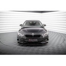 Maxton Street Pro Front Splitter BMW 4 Gran Coupe F36 Black-Red, MAXTON DESIGN