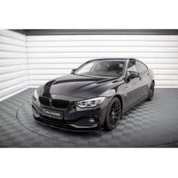 Maxton Street Pro Front Splitter BMW 4 Gran Coupe F36 Black-Red, MAXTON DESIGN