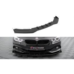 Maxton Street Pro Front Splitter + Flaps BMW 4 Gran Coupe F36 Black + Gloss Flaps, MAXTON DESIGN