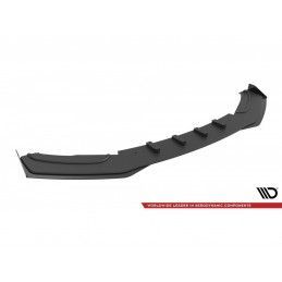 Maxton Street Pro Front Splitter + Flaps BMW 4 Gran Coupe F36 Black + Gloss Flaps, MAXTON DESIGN