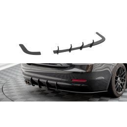 Maxton Street Pro Rear Diffuser BMW 4 Gran Coupe F36 Black-Red, MAXTON DESIGN