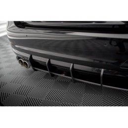 Maxton Street Pro Rear Side Splitters + Flaps BMW 4 Gran Coupe F36 Red + Gloss Flaps, MAXTON DESIGN