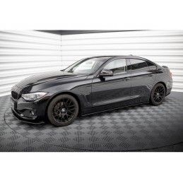 Maxton Street Pro Side Skirts Diffusers BMW 4 Gran Coupe F36 Black, MAXTON DESIGN